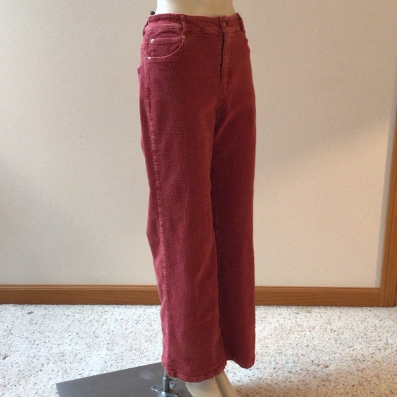 Emory Park Pinkish Corduroy Wide-legged Pants - Picture 8 of 11